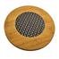 Household Wooden Round Shape Heat Resistant Cup Pot Mat Coaster Pad - Wood Color - (1 Pis) image