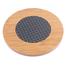 Household Wooden Round Shape Heat Resistant Cup Pot Mat Coaster Pad - Wood Color - (6 Pis) image