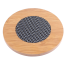 Household Wooden Round Shape Heat Resistant Cup Pot Mat Coaster Pad - Wood Color - (1 Pis) image