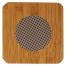 Household Wooden Square Shape Heat Resistant Cup Pot Mat Coaster Pad - Wood Color - (1 Pcs) image