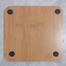 Household Wooden Square Shape Heat Resistant Cup Pot Mat Coaster Pad - Wood Color - (1 Pcs) image