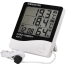 HTC-2 Digital Indoor/Outdoor Thermo-Hygrometer Temperature Humidity Meter With Time/Clock Home Preview 1