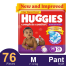 Huggies Wonder Pant System Baby Daiper (7-12 kg) (76 Pcs) image