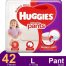 Huggies Wonder Pant System Baby Daiper (9-14 kg) (42 Pcs) image