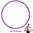 Hula Hoop Fitness Equipment 30 Inch Purple image