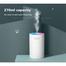 Humidifier 270ml Car Small Air Humidifier Aroma Diffuser Portable Rainbow Steam Smart Mist Humidifier Purifier USB DQ108 (Grey) image