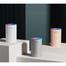 Humidifier 270ml Car Small Air Humidifier Aroma Diffuser Portable Rainbow Steam Smart Mist Humidifier Purifier USB DQ108 (Grey) image