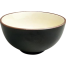 IHW Ceramic Soup Bowl Off White and Black image