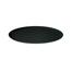 IHW Tray Fiber Non-Slip Black 16 Inch Oval image