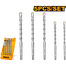 INGCO AKD2052 SDS Plus Hammer Drill Bits Set 5 Pcs image