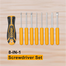 INGCO AKISD0901 Interchangeable Screwdriver Set 9 Pcs image