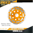 INGCO CGW021001 Diamond Cup Wheels image