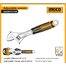 INGCO Adjustable Wrench 10 Inch image