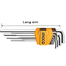 INGCO HHK11091 Log Arm Hex Key Set 9 Pcs image