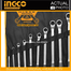 INGCO HKSPA3142 Offset ring Spanner Set 12Pcs image