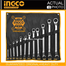 INGCO HKSPA3142 Offset ring Spanner Set 12Pcs image