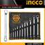 INGCO HKSPA3142 Offset ring Spanner Set 12Pcs image