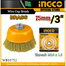 INGCO WB10752 Wire Cup Brush 3 Inch image