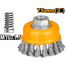 INGCO WB20752 Wire Cup Brush 3 Inch image