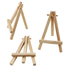 Iconic 8 Inch Mini Wood Display Easel, Natural Wood Display Stand image