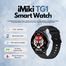 Imiki TG1 Calling Super-retina Amoled Smart Watch With Free Strap - Black image