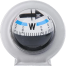 In-car compass, Compass Ball Shape Shot 360 ° Directional Guidance For Vehicle Navigation Safety Road - White image