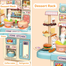 Inbealy Diy Dream Kitchen Toy Playset image