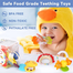 Infant Rattle Teething Baby Toys BPA Free Shake and GRAP Baby Hand Development Teethers Toy Set For Newborn (8 Pcs) image