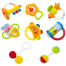 Infant Rattle Teething Baby Toys BPA Free Shake and GRAP Baby Hand Development Teethers Toy Set For Newborn (8 Pcs) image