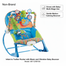 Infant to Toddler Rocker with Music and Vibration Baby Bouncer- Pink and Blue (68112 and 68110) -304090996 image