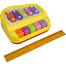 Instrument 5 Key Striking Organ And Xylophone Musical Toy With 2 Mallets For Kids - Multicolor (8301) image