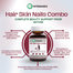 Integmeds Hair Skin Nails Combo - 90 Veg Capsule image