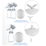Intelligent Electric RH228 Automatic Breast Pump 1 Machine 1 Bottle image