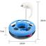 Interactive Mouse Motion Circle and Teasing Stick Elastic Cat Toy to Exercise and Inside Spinning Mouse Toy Ideal for Cat and Kitten image