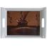 Italiano RTG Handle Tray 16 Inches - Coffee Splash image