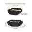 JBF Waist Crossbody Bag Black image