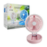 JIAKE JK-F665 Foldable Rechargeable Fan With Light image