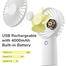 JISULIFE F2B Handheld Portable 4000mAh Rechargeable Fan image