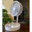 JOYKALY YG-733 AC/DC Rechargeable 2400mAh Lithium Battery Strong Wind Foldable Desk Fan With Lamp image