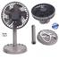 JY SUPER AC/ DC rechargeable 6 INCH Portable Mini Desktop Table Fan, 4000mAh Battery image