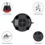 Jaipan Kitchen Beauty Mixer Grinder Red/Black - 850 Watt image