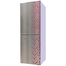 Jamuna JE2-F8JF Refrigerator Glossy Shining Gray Silver Flower image