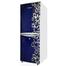 Jamuna JE-170L Refrigerator Glossy Shining Deep Blue Flower image