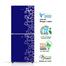 Jamuna JE-230L Refrigerator Glossy Shining Deep Blue Flower image