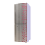 Jamuna JE-2B8JF Refrigerator Glossy Shining Gray Silver Flower image
