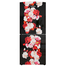 Jamuna JE-XXB-LS51G0JF QD Glass Refrigerator Black Rose Blossom image