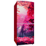 Jamuna JE-XXB-LS51G0 QD Glass Refrigerator Red Winter image