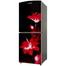 Jamuna JE-XXB-US52B8JF QD Glass Refrigerator Red Rosa Sinensis image