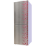 Jamuna JR-UES626300 Refrigerator Glossy Shining Gray Silver Flower image