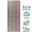 Jamuna JR-UES626300 Refrigerator Glossy Shining Gray Silver Flower image